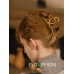 Y923SM037-986 Заколка-краб для волос, золотая